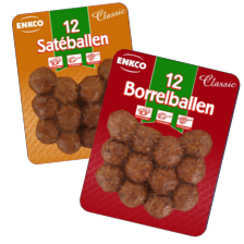 Enkco saté- of borrelballen